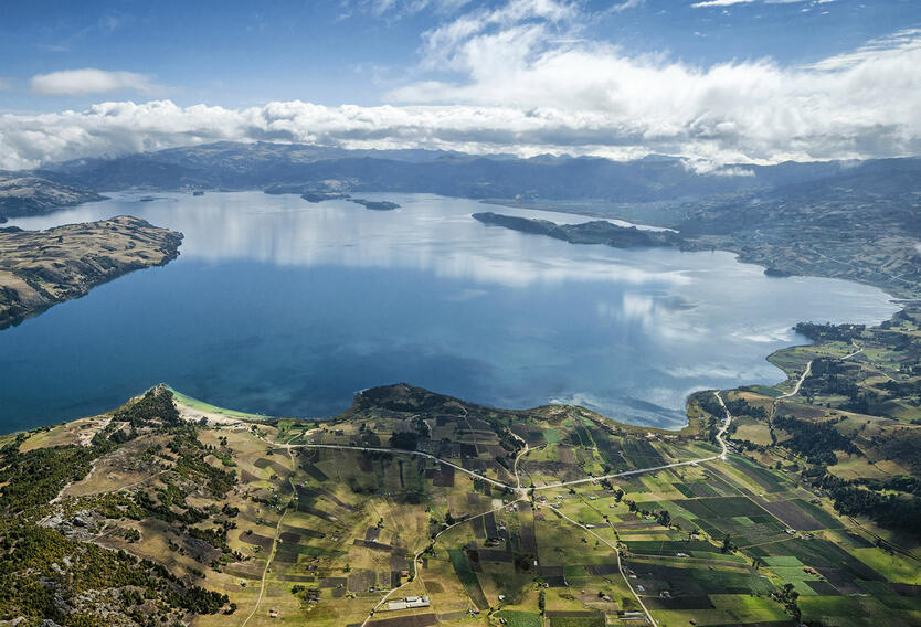 Lago de Tota - Vista aérea